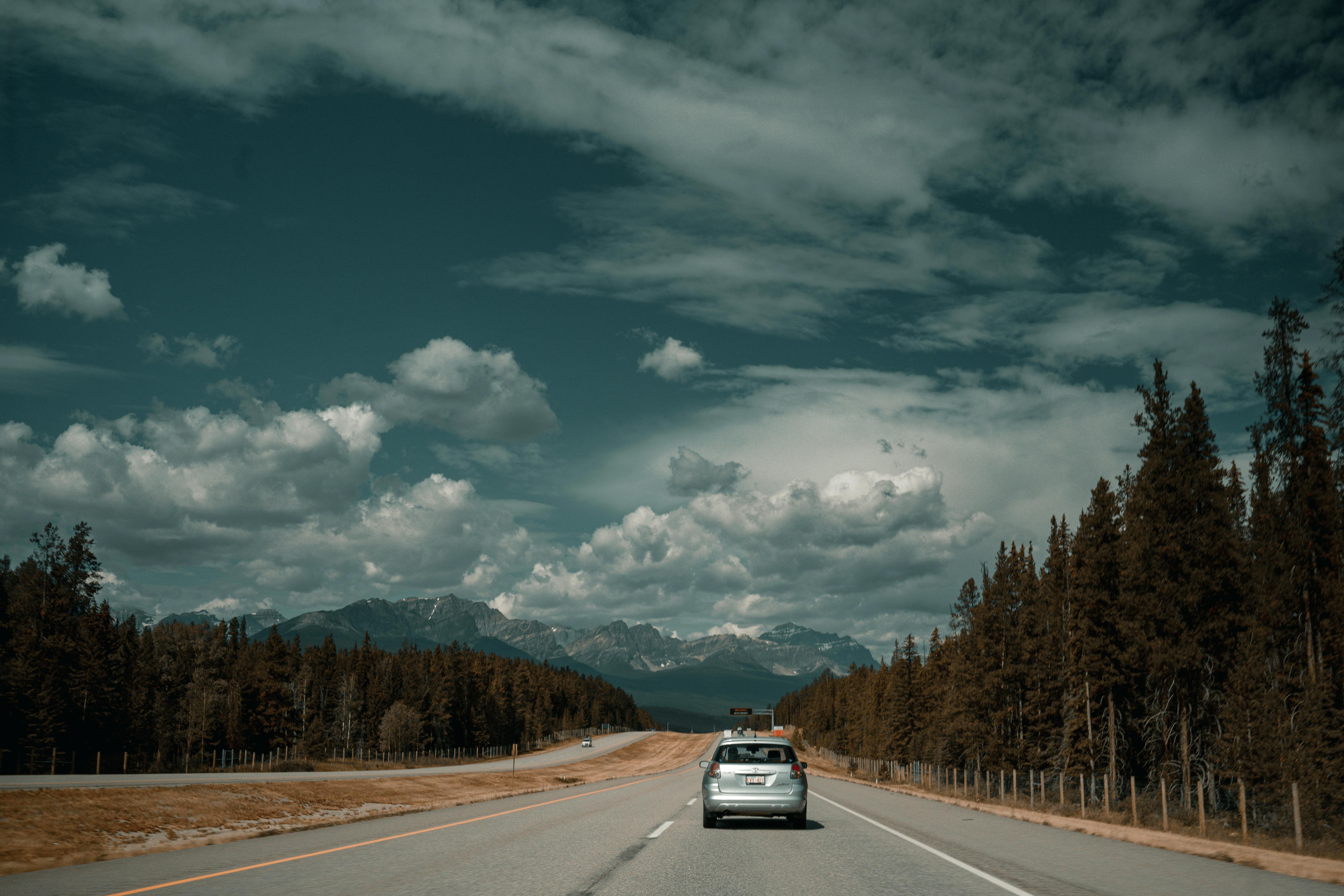 Highway Surrounded by Mountains