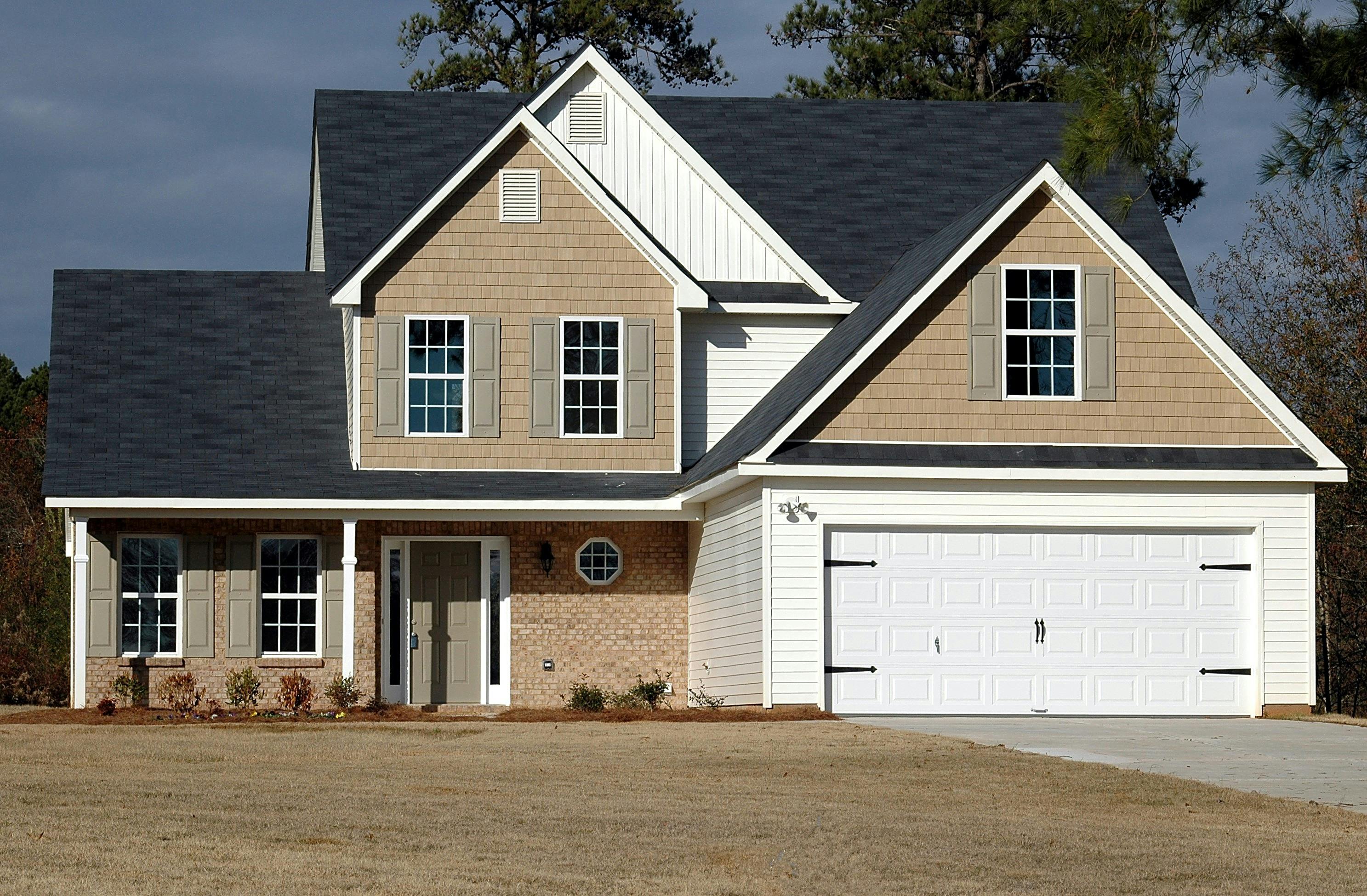 Two Storey House with Garage