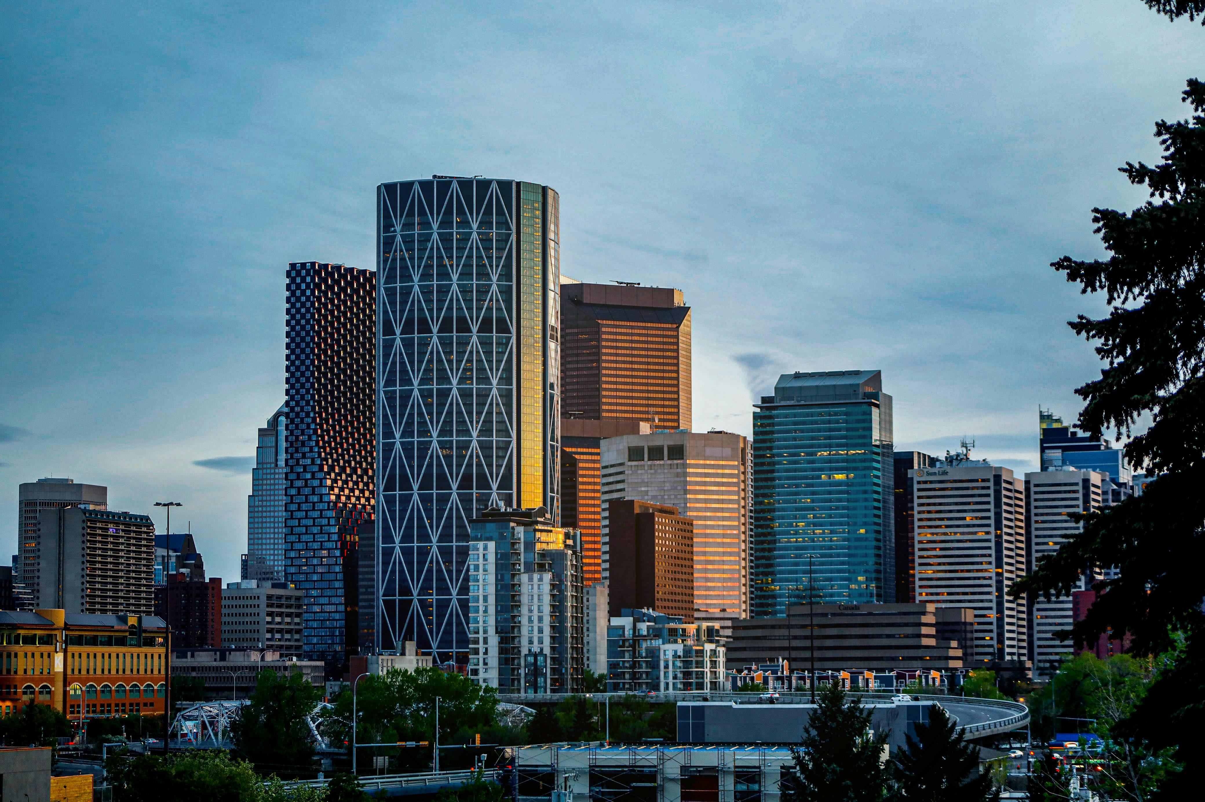 Explore the vibrant skyline of Calgary