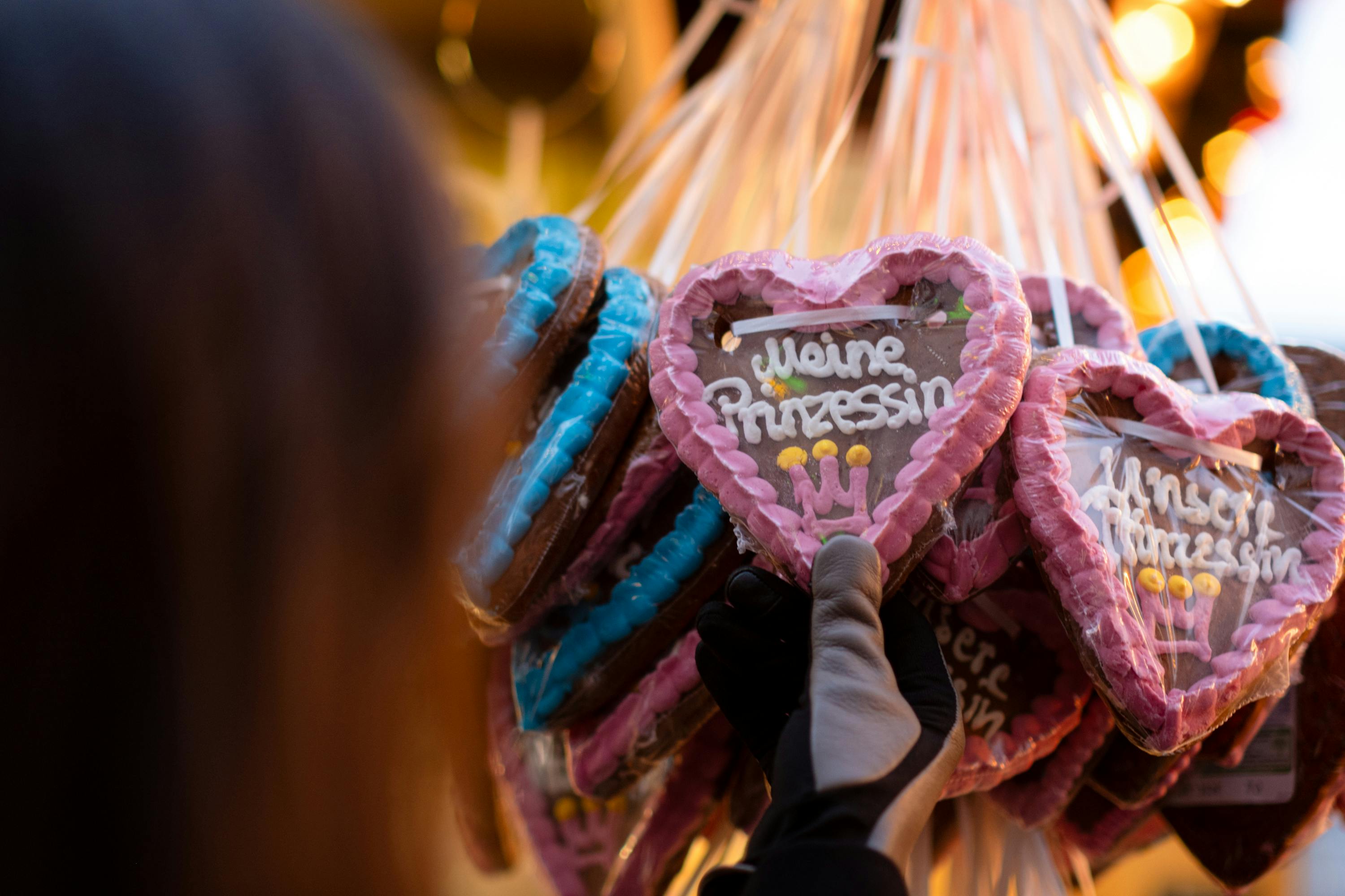 Heart gingerbread cookies