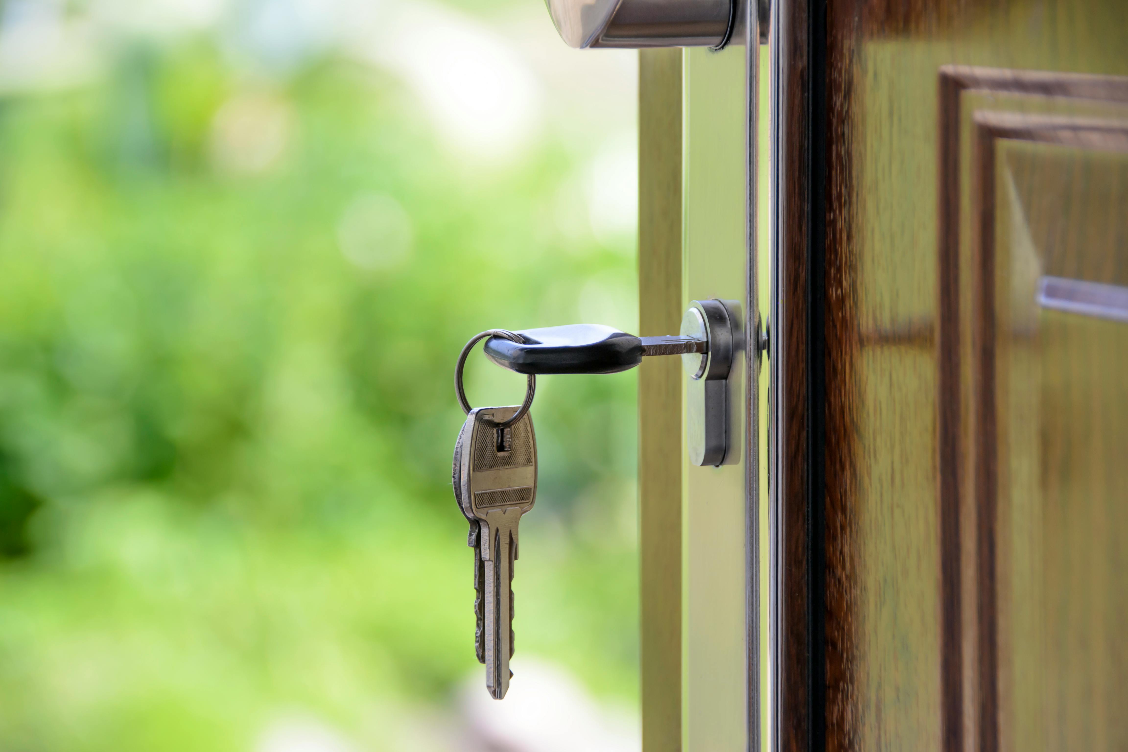 Key in Door Lock